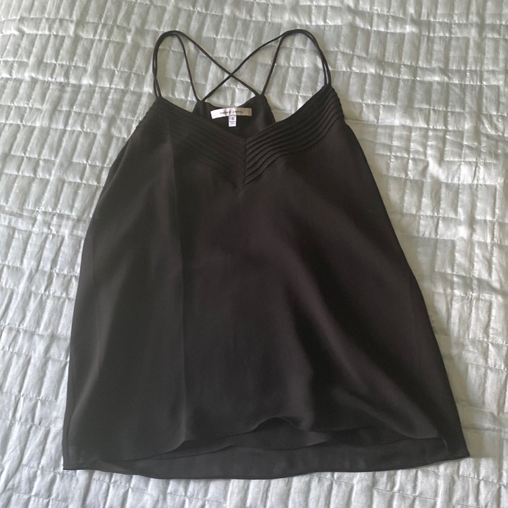 Naked zebra blank strappy tank top